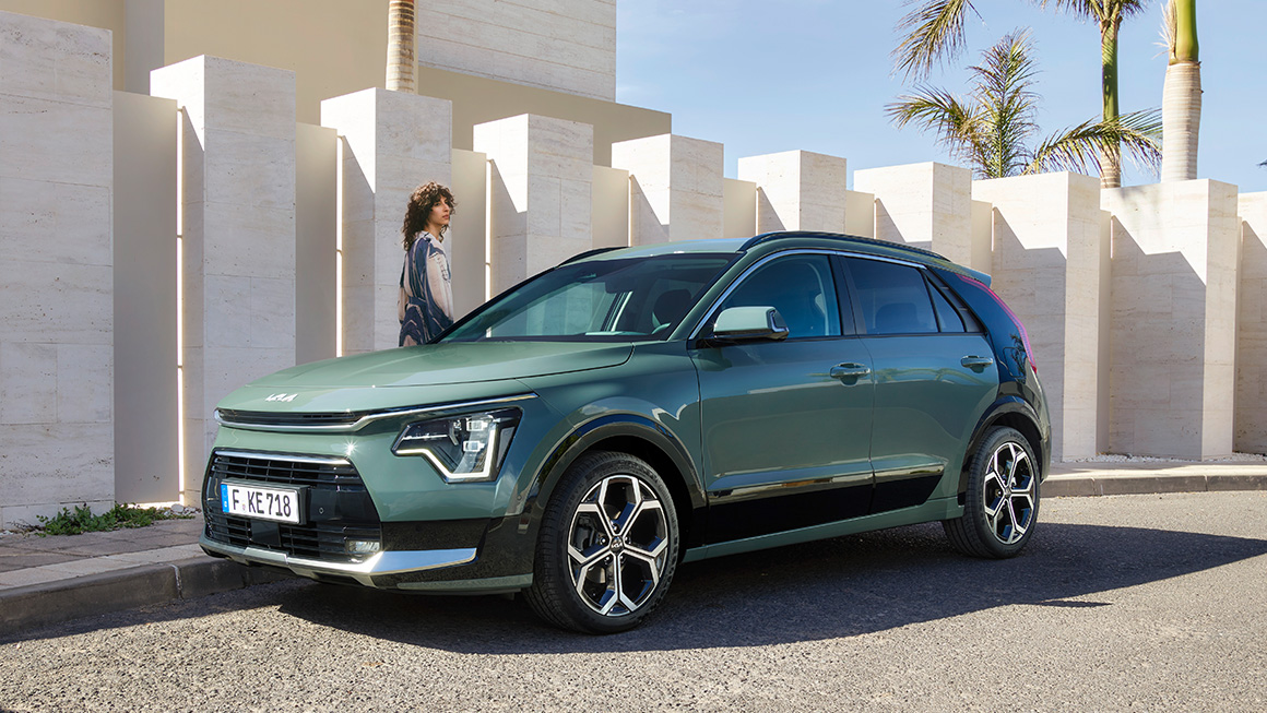 Selbstbewusstes Kia Niro Frontdesign/Mutiges Kia Niro Frontdesign